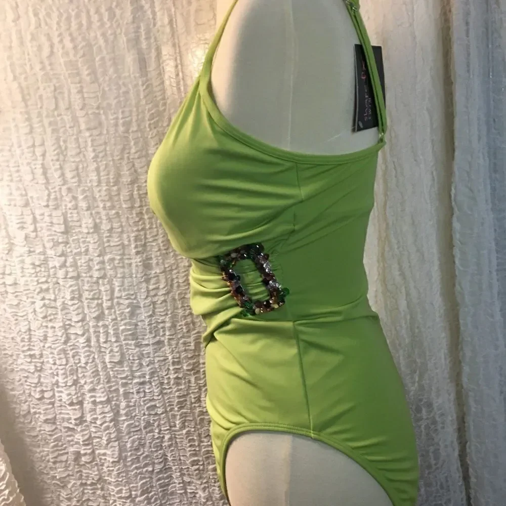 Shape FX Green One Piece Swimsuit Size 12